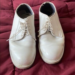 Dress white shoes